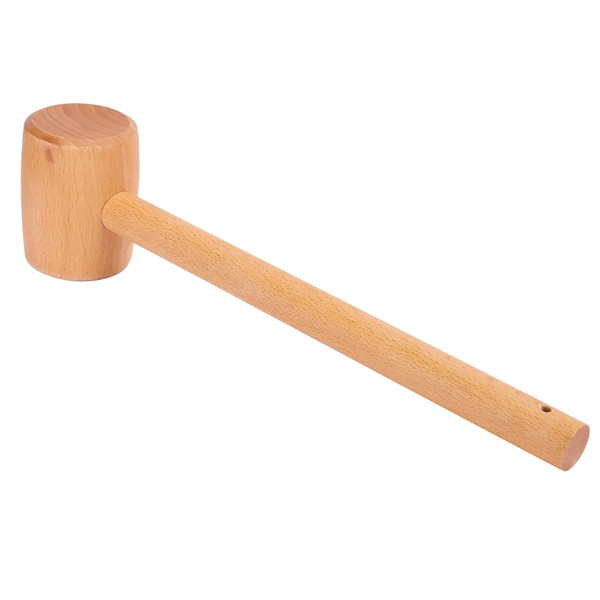 Wooden Mallet, Beech Rawhide Mallet 70mm Hammer Diameter Wood Chisel