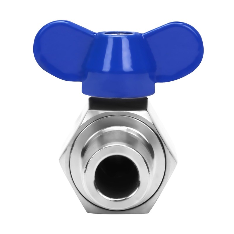 DERNORD 5/8" Hose Barb Ball Valve SS304 Mini Shut Off