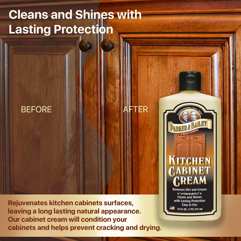 Parker & Bailey Kitchen Cabinet Cream - Multisurface Wood Cleaner
