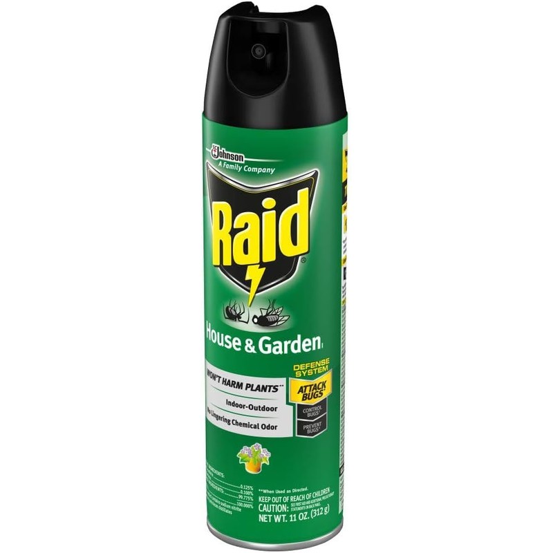 Raid House and Garden Aerosol, 11 OZ (Pack of 3)