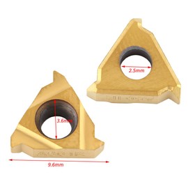 10 x CNC carbide insert cutter, reversible cutting lathe, milling inserts, turning tools with box, 11IR A60 for regular stainless steel