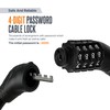 Bike Lock Combination Lock 4 Digit |1.8M X 10mm| Heavy