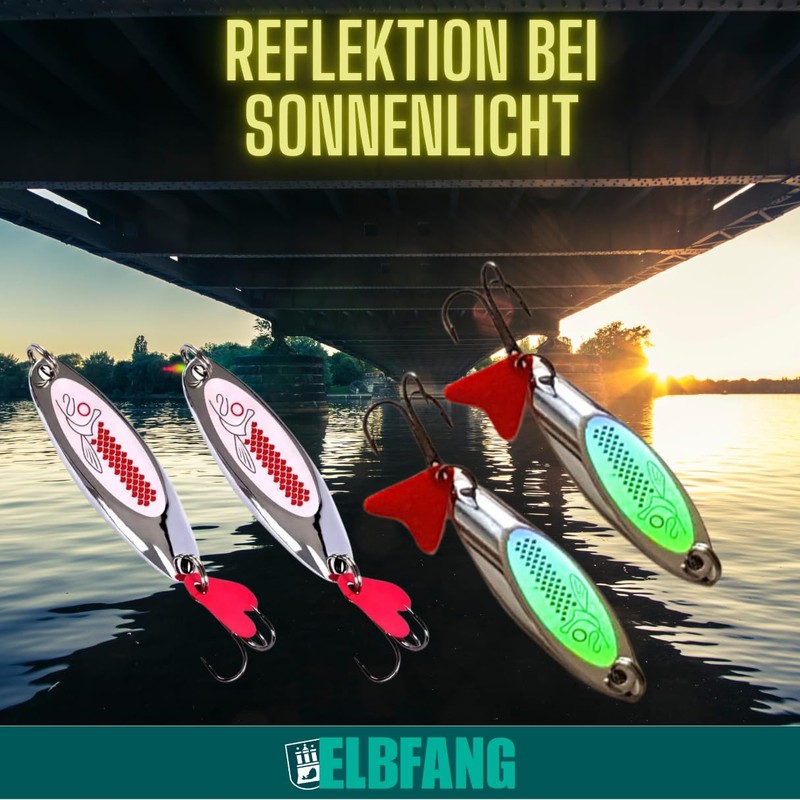 ELBFANG Blinker Fishing Set | Spinner Fishing Lure Spoons for