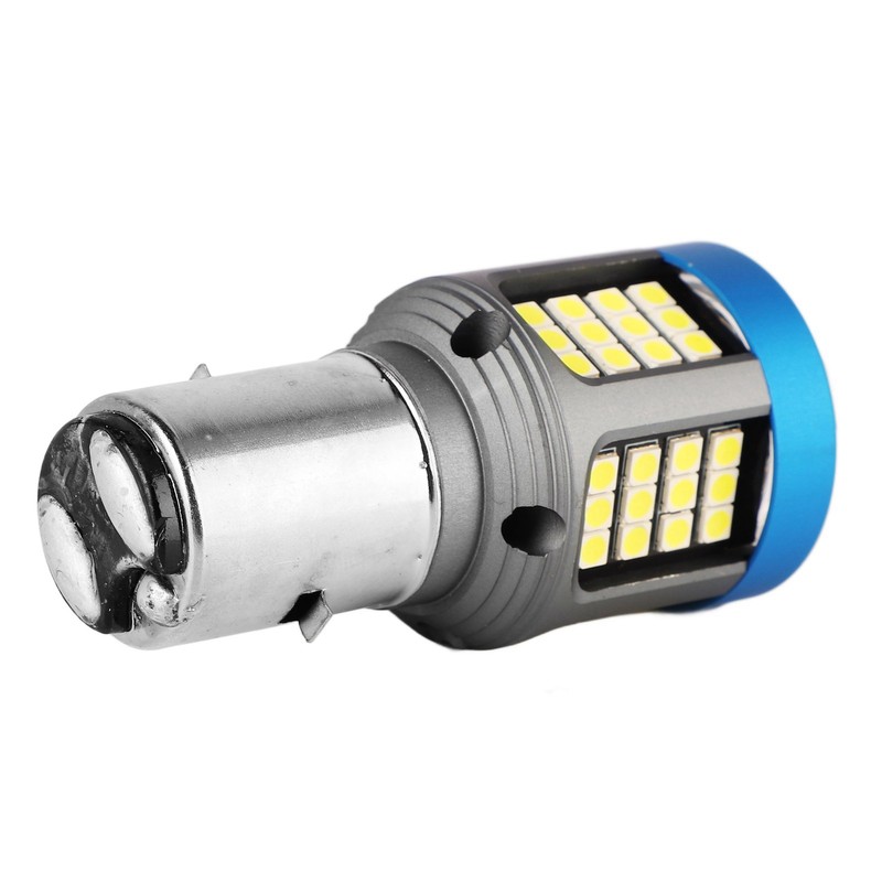 LED Motorcycle Headlight Bulb White High Brightness Wide View Aluminium