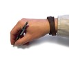 Wrist Ruler Dark Brown 17"| Tape Measure Bracelet | Leather