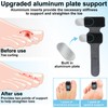 DLMDLM 4pcs Hammer Toe Straightener with Aluminum Plate, Adjustable Hammer
