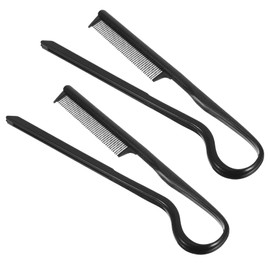SAFIGLE 2Pcs Shaped Hair Combs for Straightening and Styling Professional Hairdressing Tools for Effortless Control and Quick Hair Touch Ups