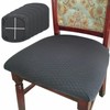 BUYUE Dining Room Chair Seat Covers (15"-21") W Luxury Jacquard