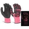 Beeswift Glovezilla Glow in the Dark Foam Nitrile Coated Gloves