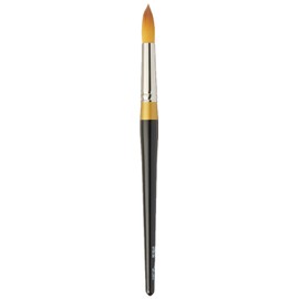 KINGART Original Gold 9700-26, Premium Artist Brush, Golden TAKLON Round WASH-Size: 26, Black