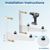 Duiliuu Mini Split Wall Mounting Bracket for 9,000-18,000 BTU Air