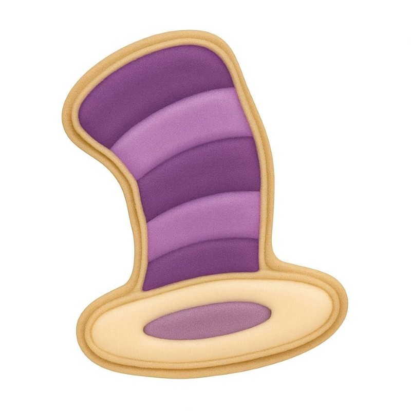 Floppy Top Cat in the Hat 5.5 Inch Cookie Cutter