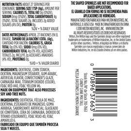 Candy Cane Mix Sprinkles, 3.9 Ounces by Wilton