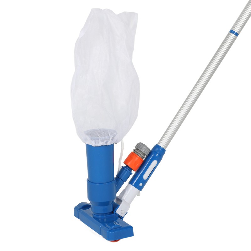 Portable Pool Vacuum Jet with 4 Section Poles Underwater Cleaner