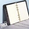 Purture Refill Lined Paper, Leather Journal Refills Lined, 6-Holes Inserts
