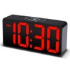 DreamSky Small Digital Alarm Clock for Bedroom, Large Big Numbers