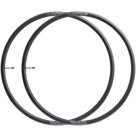 YunSCM 2pcs 700x25/32c Tube, Presta Valve 48mm