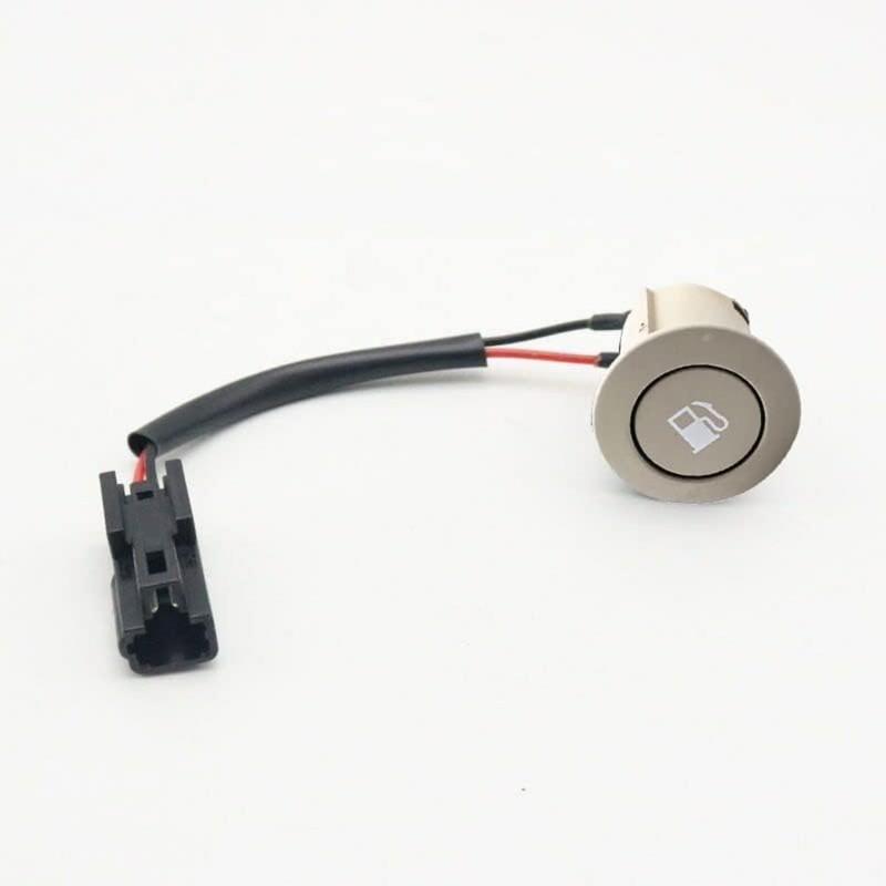 Beige Fuel Gas Filler Door Tank Cap Release Switch Button