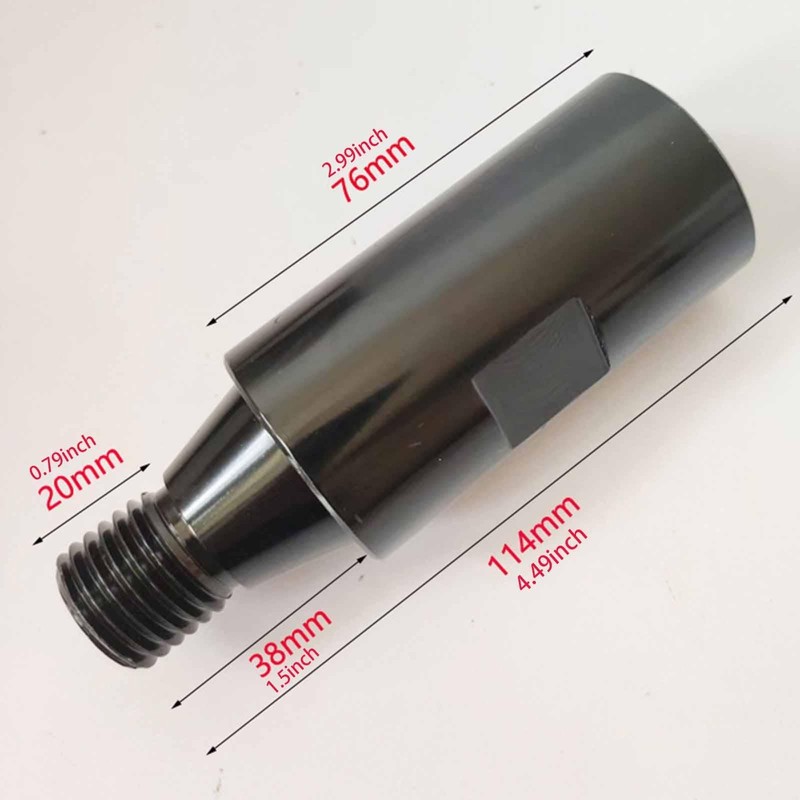 Folpus Core Drill Adapter Drill Machine Attachment 1-1/4-7unc to M22