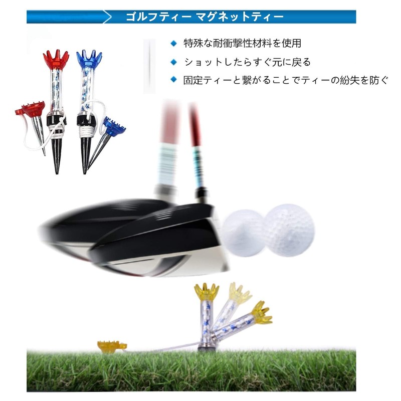 YFFSFDC Golf Tees Magnetic Tees Golf Long Tees Golf Holder
