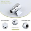 Aomasi Water Flow Control Valve, Solid Brass Shower Head Flow