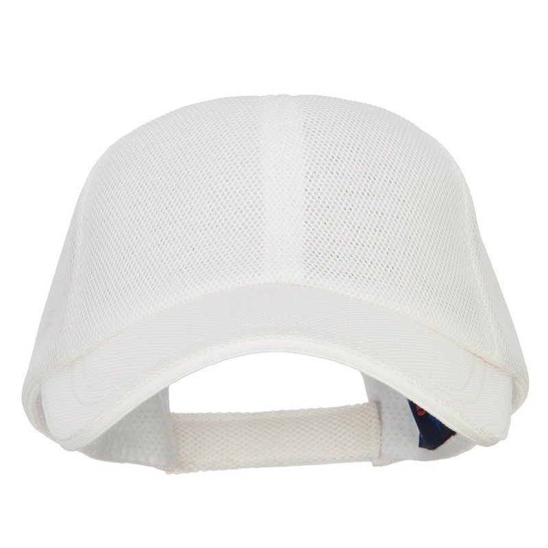 MG Deluxe Performance Mesh Cap - White OSFM