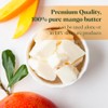White Naturals- Mantequilla de mango sin refinar, 8 oz, humectante