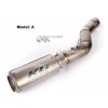 Unbranded Modified Right System Mid Exhaust Pipe + Mufflers For