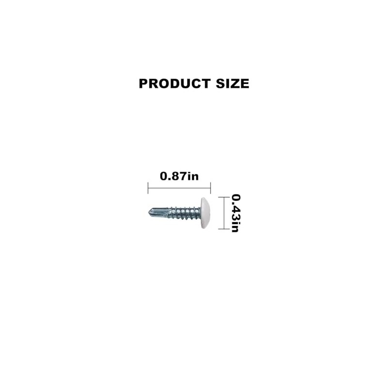 Trailer Exterior Self Tapping Screws (150pcs)#10 x 3/4 Enclosed Car