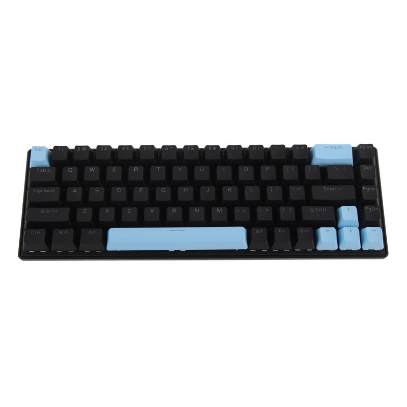 Mechanical Keyboard 68 Keys RGB Backlight Compact Wired Keyboard with