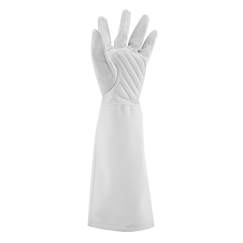 Rose Pruning Gardening Leather Gloves Wearproof Puncture Proof Long Work