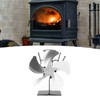 5 Blade Heat Powered Stove Fan Fireplace Fans Self Generating
