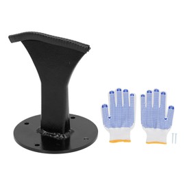 Wood Kindling Splitter Forged Steel Manual Log Wood Splitter Wedge for Fireplaces Stoves Black