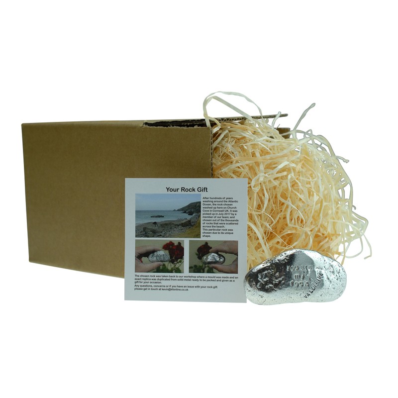 Valentines You Are My Rock Gift Idea - Solid Metal