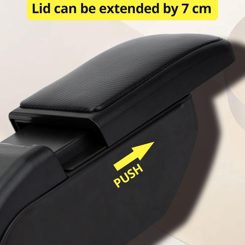 AULPHIKE Compatible with Scion XD Armrest 2008-2016 Car Center Console