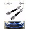 Unbranded Black Carbon Bumper Lip Body kit Diffuser Struts Rod