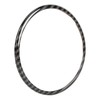 Steering Wheel Emblem Ring Carbon Fiber Look Simple Cool Replacement