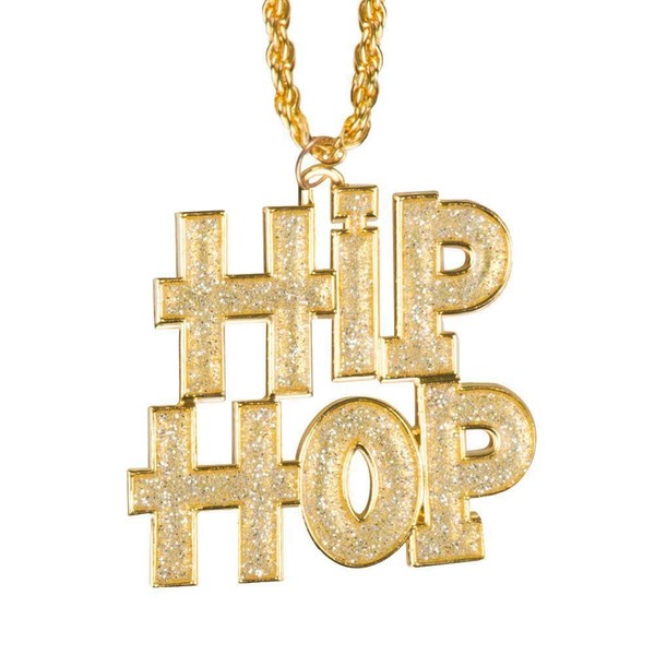Boland 64409 Hip Hop Necklace, One Size, gold, 10116723