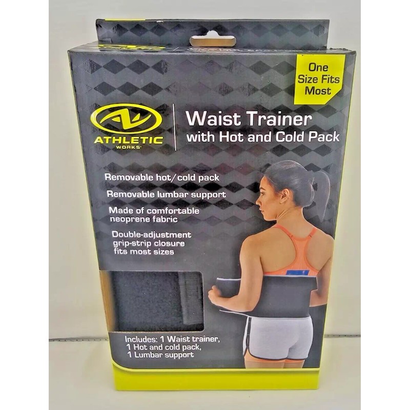 Athletic Works One Size Waist Trainer With Hot And Cold
