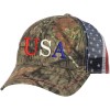 Peerless Embroidery USA Snapback Camouflage American Flag Mesh Red/Wht/Blue