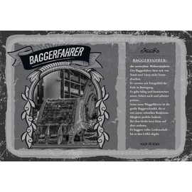 Ontrada Tin Sign 20 x 30 cm Curved Digger Driver Decorative Gift Sign