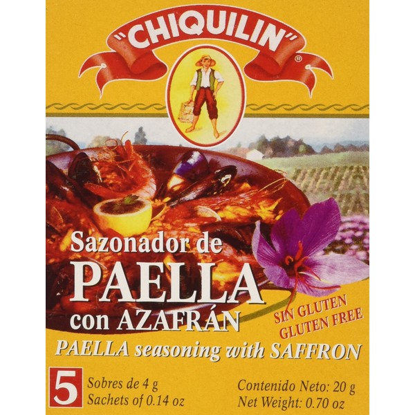 Paella Seasoning Sachets with Saffron