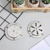 2 PCS BBQ Grill Smoker Air Vent Set, Adjustable Stainless