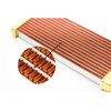FreezeMod 240mm White G1/4" Threads Pure Copper Radiator 27mm Thick
