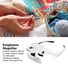 Eyeglasses Magnifier for Reading Embroidery Maintenance Carving LED Lens Magnifying