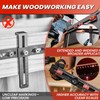 Saker 4-in-1 Drilling Positioning Ruler, Adjustable 13.78in Multifunctional T Square
