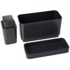 Brabantia Kitchen Sink Organiser Set with Soap Dispenser (Dark Grey)