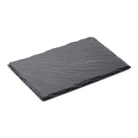 WAS Germany WAS 3310 300 Natural Slate Plates 30 x 20 cm Rectangular Serving Plate Made of Slate