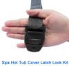 4 Set Spa Hot Tub Cover Clips Replacement Kit: Latch
