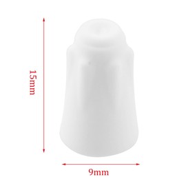 ZYAMY 30PCS Ceramic Wire Nut Connector Flame Retardant High Temperature Connector Nut Small Twist Cap Appliance Bare Wire Protection Terminal for Electrical Applications Ceiling Fan Heater White